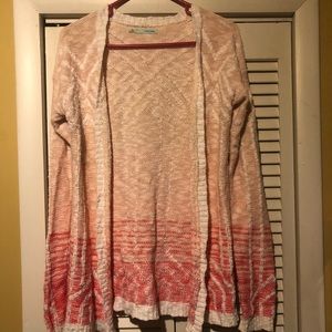 Pink ombré cardigan